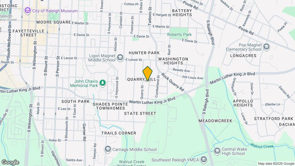 708 Coleman St Map and Location Details