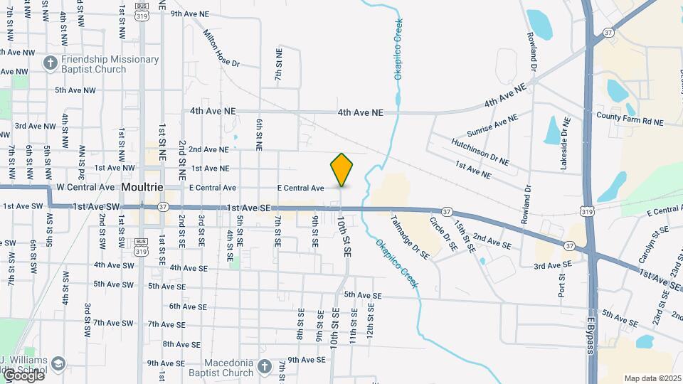 1 10th St SE Map and Location Details