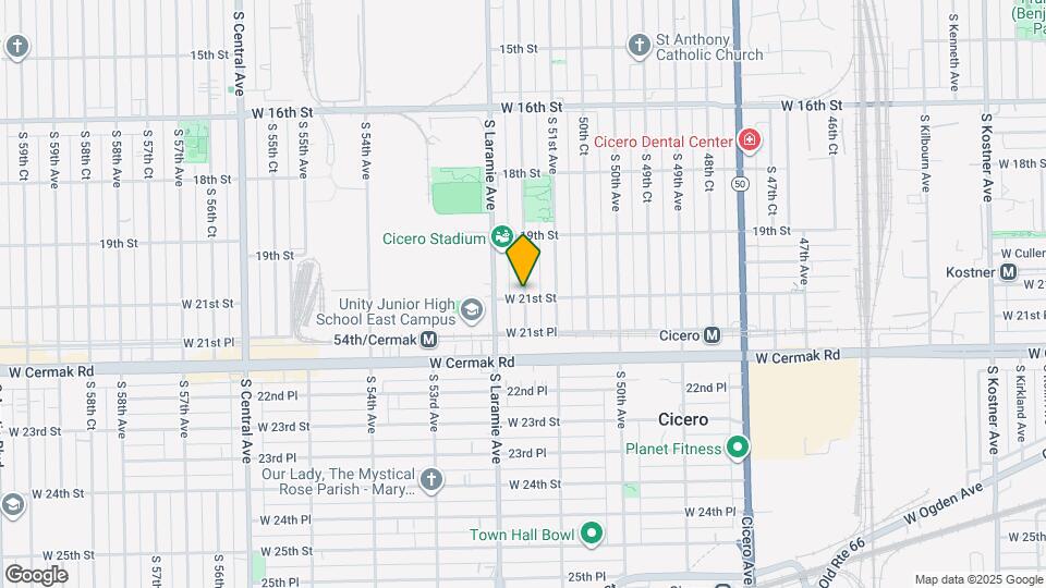 5132 W 21st St Map and Location Details