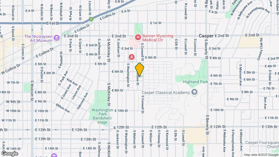 635 S Melrose St Map and Location Details