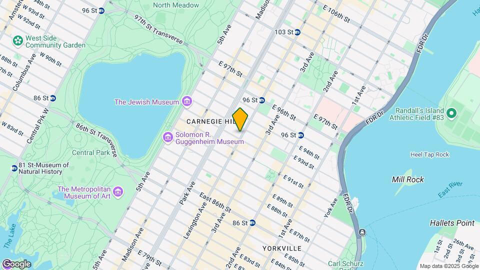 1402 Lexington Ave Map and Location Details