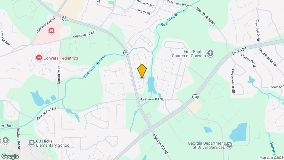 1313 Brookstone Lake Dr Map and Location Details