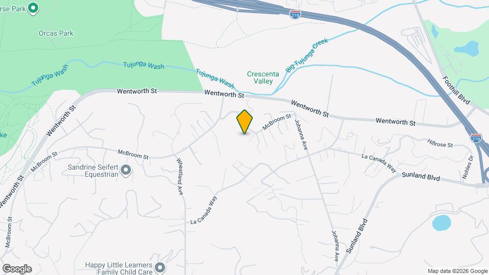 10128 McBroom St Map and Location Details