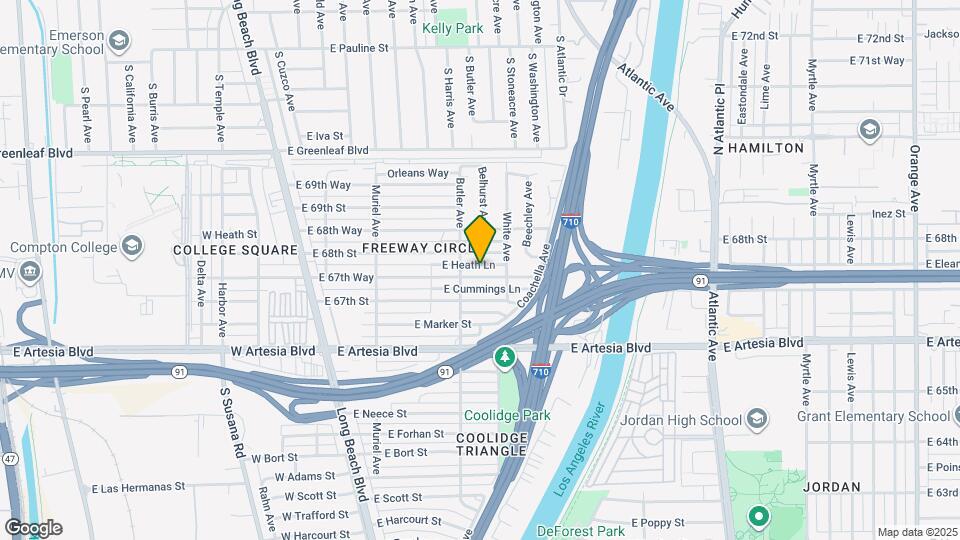 318 E Heath Ln Map and Location Details