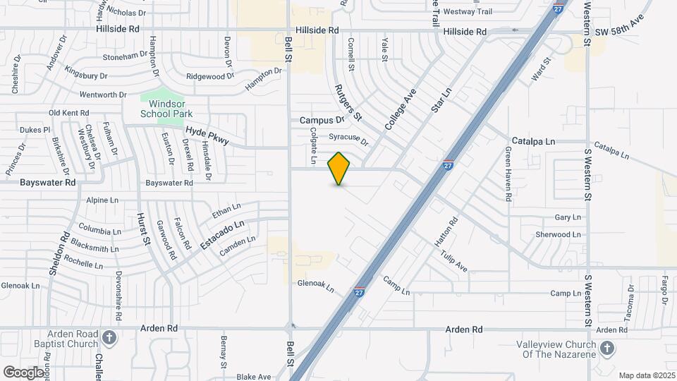 6654 Pepperdine Dr Map and Location Details