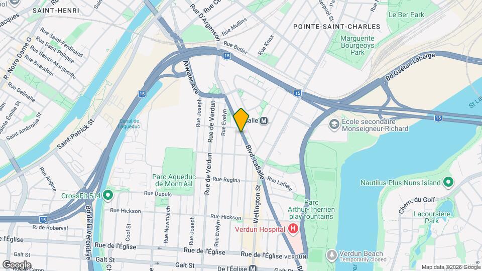 3379 Lasalle Boul Map and Location Details