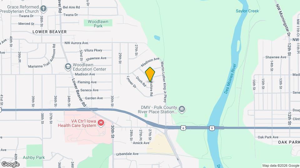 3934 Oakshire Rd Map and Location Details