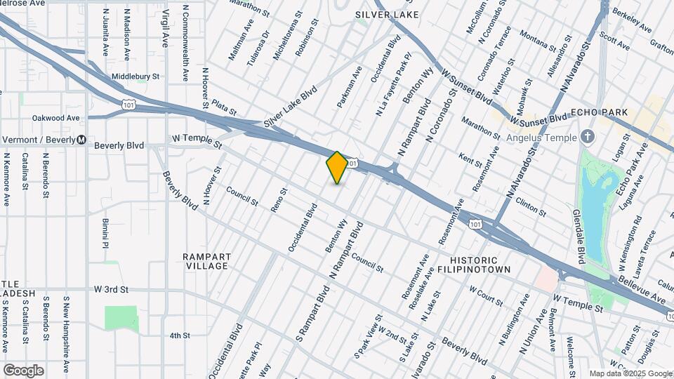 323 N La Fayette Park Pl Map and Location Details