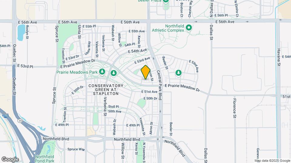 5162 Yosemite Way Map and Location Details