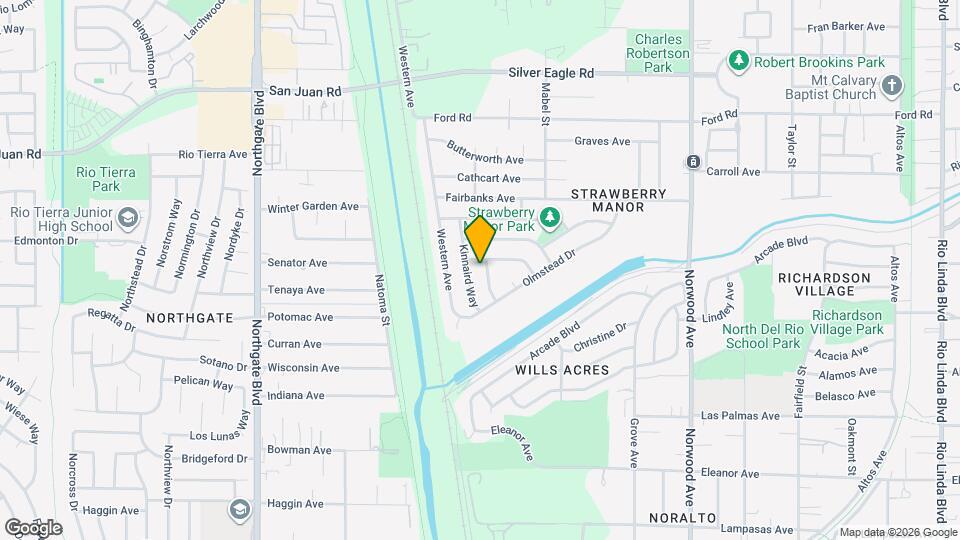 3195 Bredehoft Way Map and Location Details