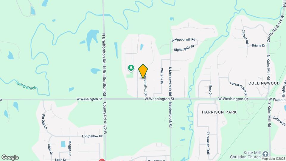 213 Appomattox Dr Map and Location Details