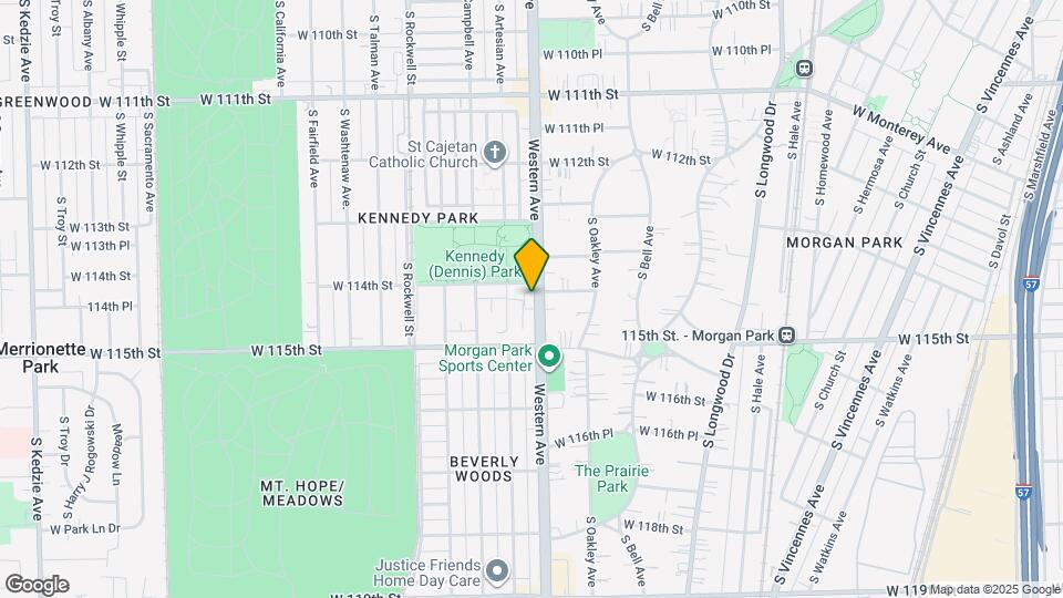 11410 S Western Ave, Unit 3D Map and Location Details