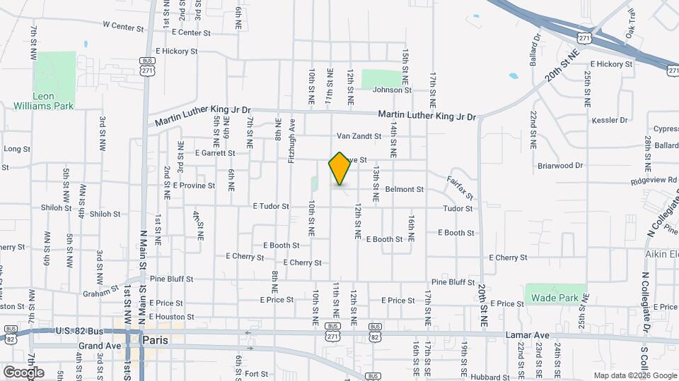 1247 Bonham St Map and Location Details