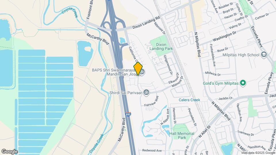 1375 California Cir Map and Location Details