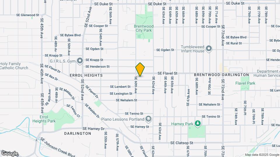 6029 SE Malden St Map and Location Details