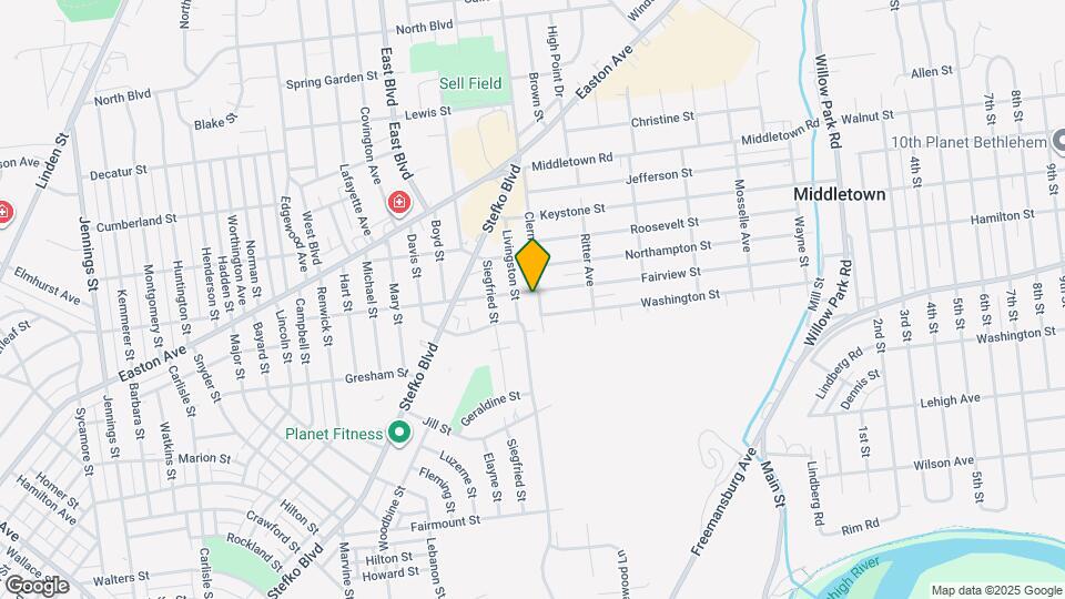 1640 Stanhope St Map and Location Details