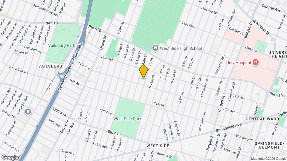475 S 14th St, Unit 1 Mapa y Detalles de la Ubicación