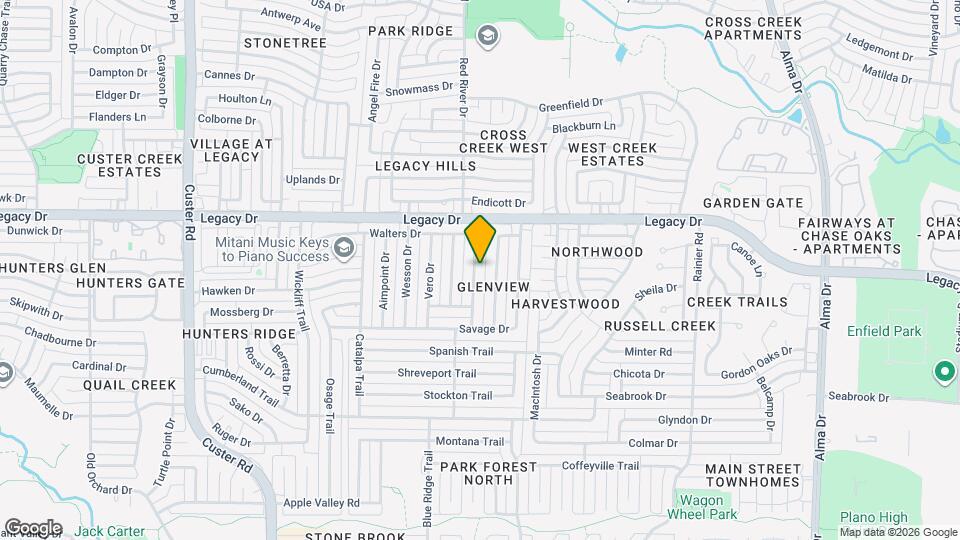 6808 Beeman Dr Mapa y Detalles de la Ubicación