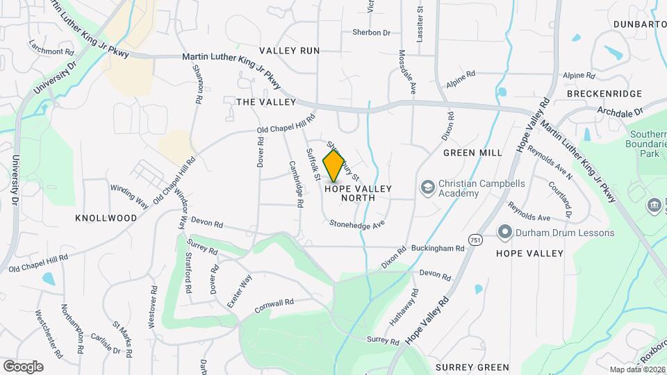 1121 Saxony Dr Map and Location Details