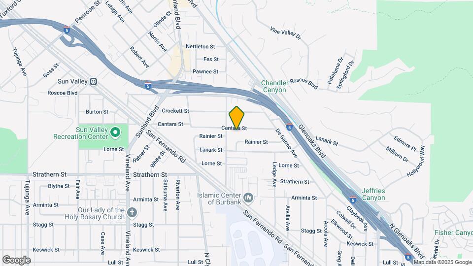 10538 Cantara St Map and Location Details