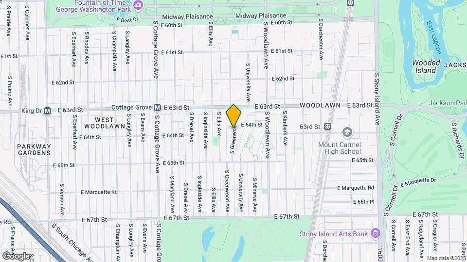 6360 S Greenwood Ave Map and Location Details