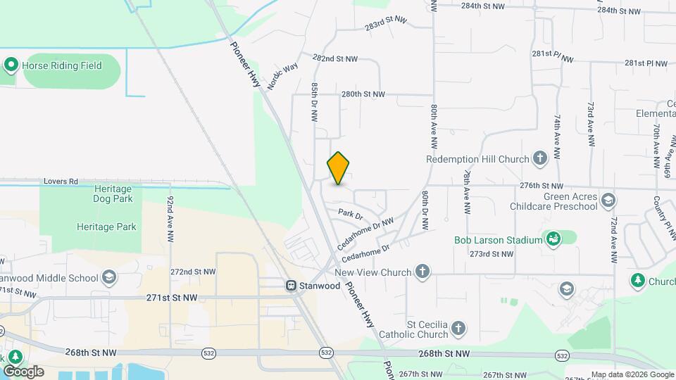 8401 Henning Dr Map and Location Details