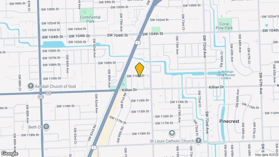 7780 SW 110th St Map and Location Details