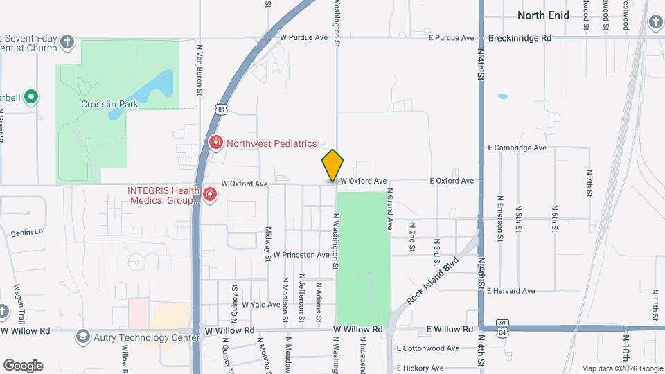 2928 N Washington St Map and Location Details