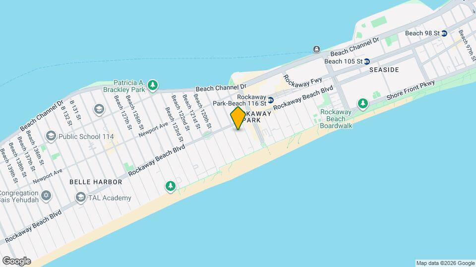 1-80 Beach 118th St Mapa y Detalles de la Ubicación