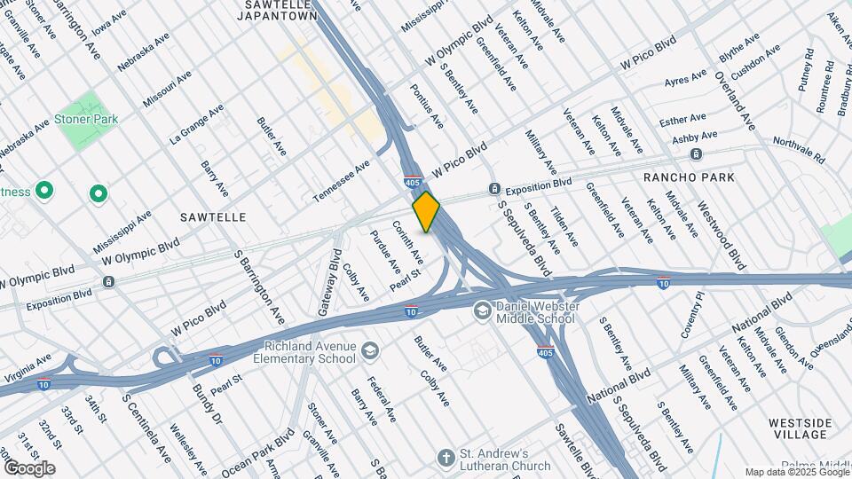 2471 Sawtelle Blvd Map and Location Details