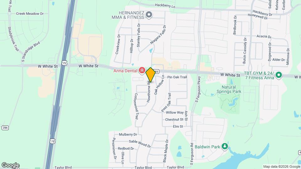 825 Hawthorne Rd Mapa y Detalles de la Ubicación