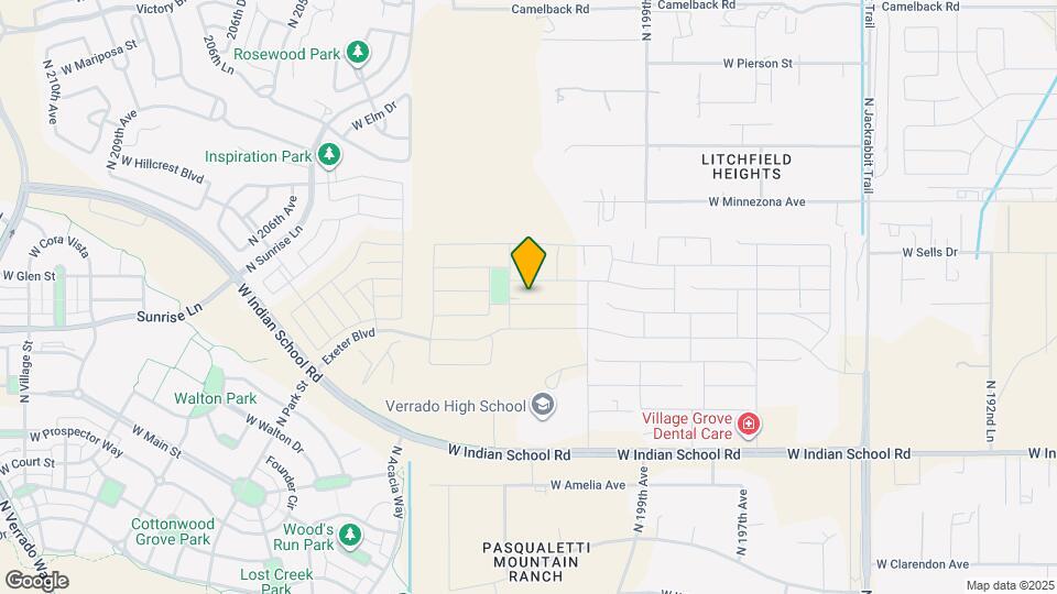 20108 W Montecito Ave Map and Location Details