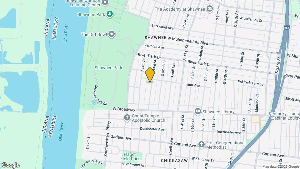 650 S 43rd St Map and Location Details