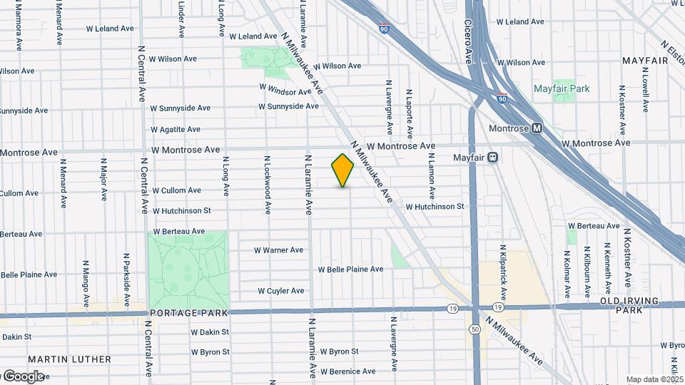 5107 W Cullom Ave Map and Location Details