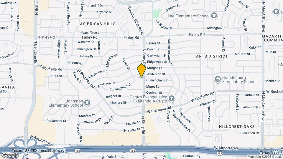 2825 N Story Rd Map and Location Details