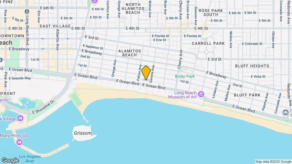 1605 E Ocean Blvd Mapa y Detalles de la Ubicación