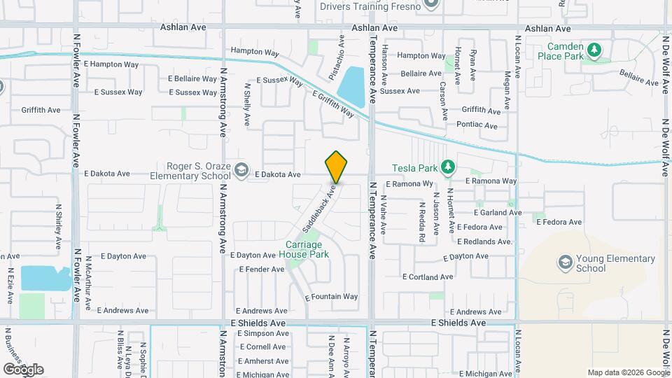 3469 N McKelvey Ave Map and Location Details