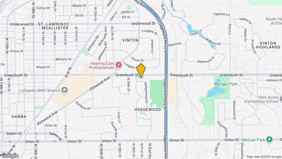 1318 Hedgewood Dr Map and Location Details