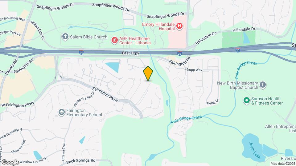 8201 Fairington Ridge Cir Map and Location Details