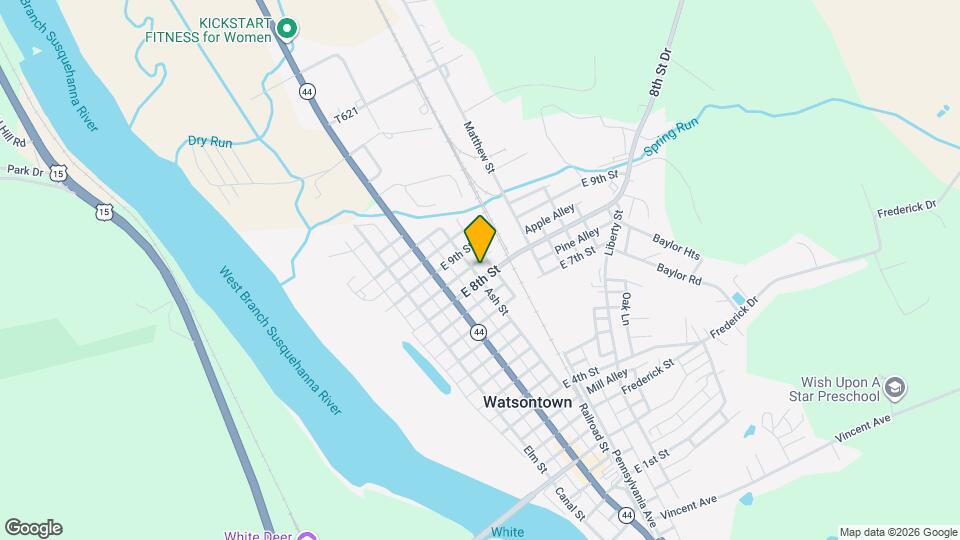 806 Ash St Map and Location Details