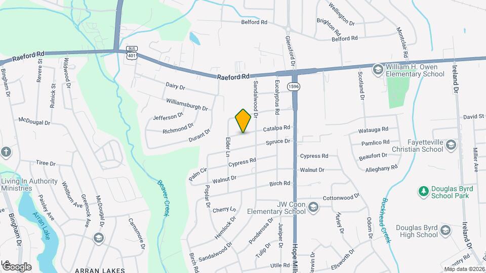 5209 Catalpa Rd Map and Location Details