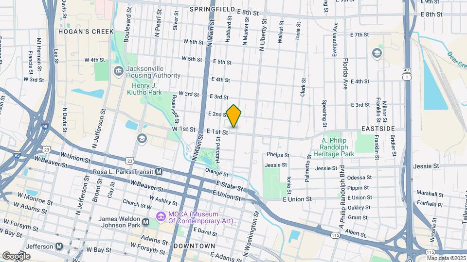 1104 Market St Mapa y Detalles de la Ubicación