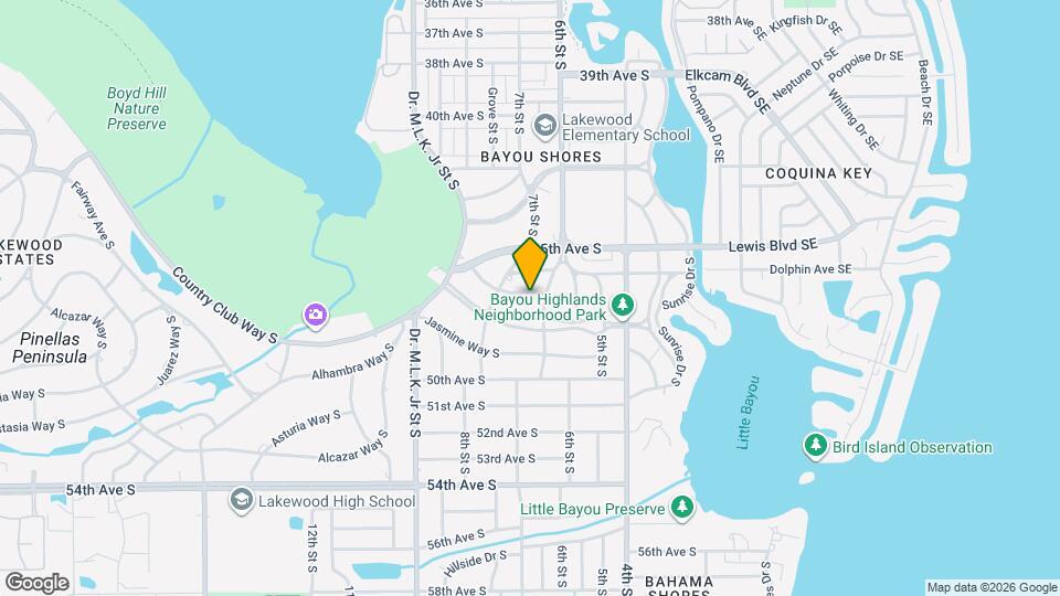 622 Myrtle Way S Map and Location Details