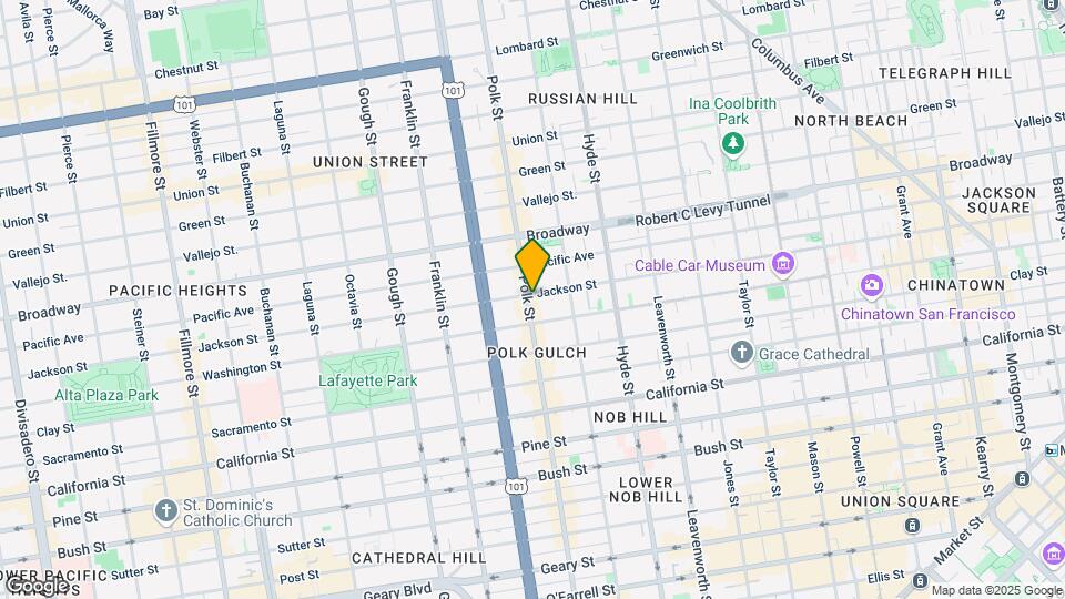 1830-1850 Polk St Map and Location Details