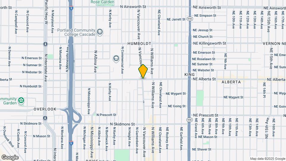 4980 N Vancouver Ave Map and Location Details