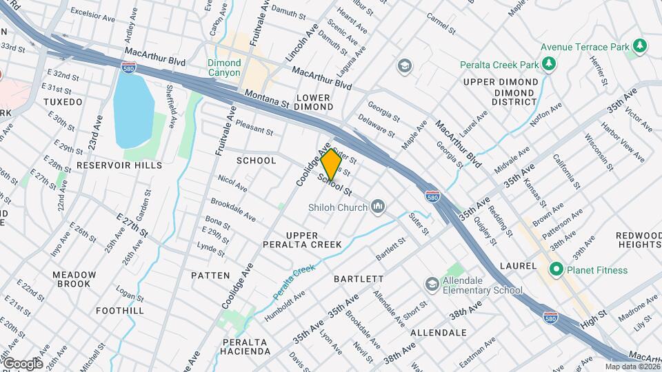 3109 School St Map and Location Details