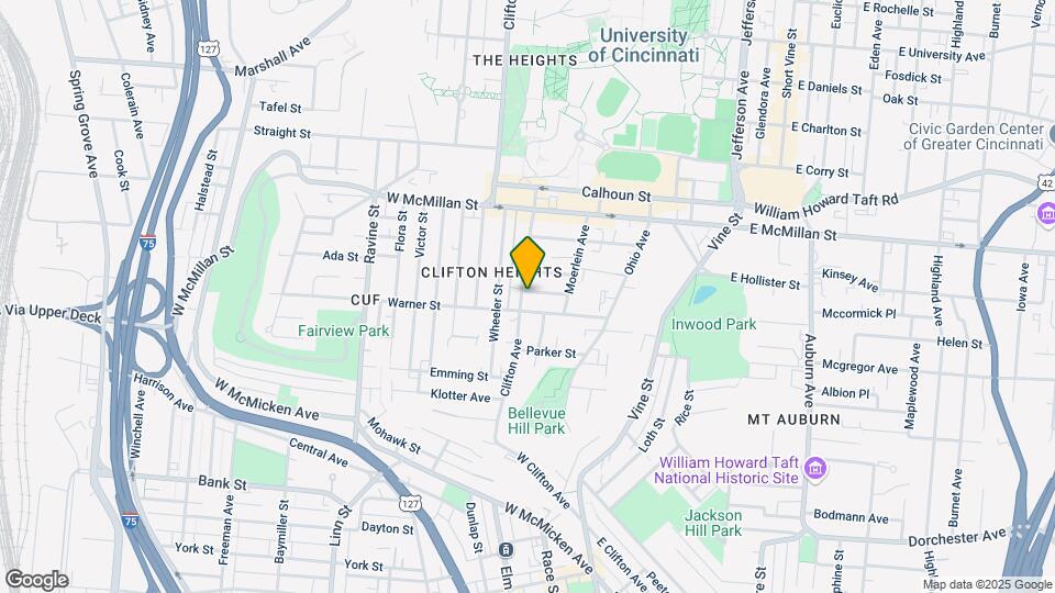 2344 W Clifton Ave Map and Location Details