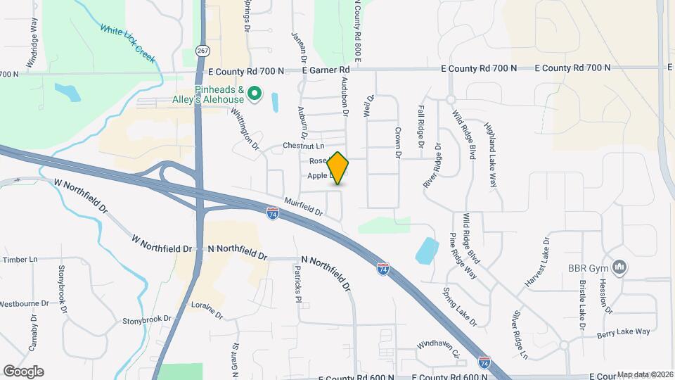 740 Kingston Cir Mapa y Detalles de la Ubicación