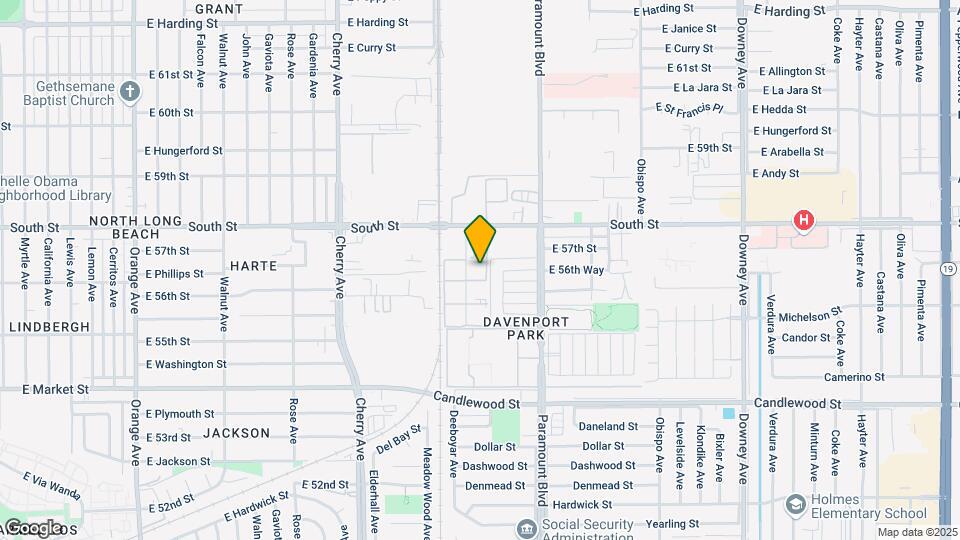 5560 Ackerfield Ave Map and Location Details