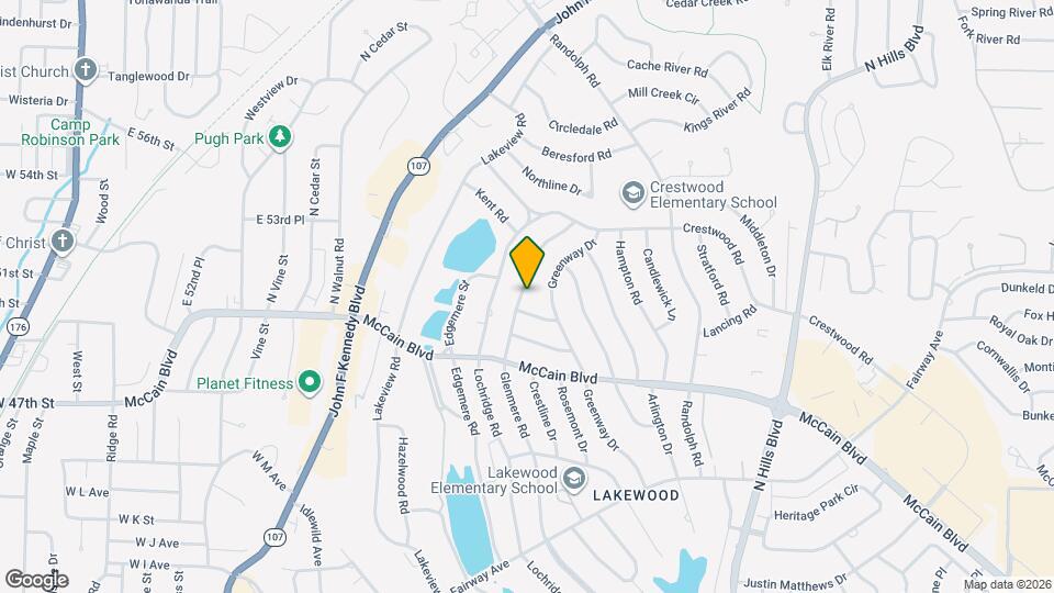 5010 Glenmere Rd Map and Location Details